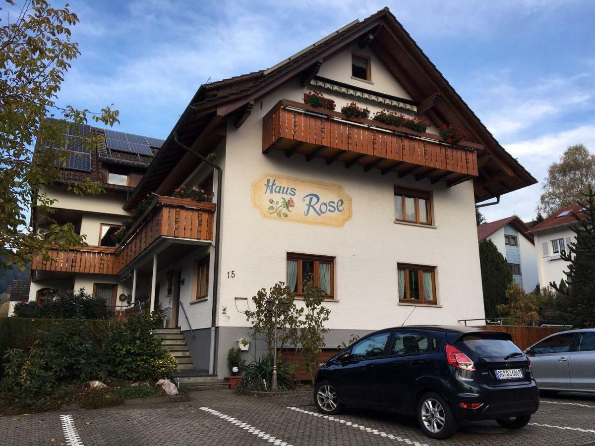 Pension Haus Rose Oberharmersbach Exterior foto